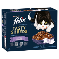 FELIX Shreds Alutasak 12x80g Vegyes válogatás szószban macskaeledel