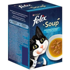 FELIX Soup halas válogatás leveses szószban macskáknak (25 x 6 x 48 g) 7.2 kg macskaeledel