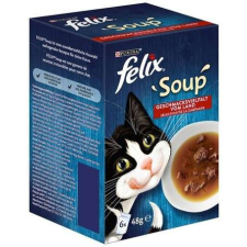 FELIX Soup házias, húsos válogatás leveses szószban macskáknak (6 x 48 g) 288 g macskaeledel