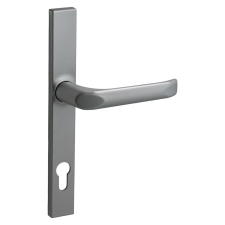  Felix szögletes Biztonsági Bejárati ajtókilincs Silver Ezüst 90mm PZ zár és alkatrészei