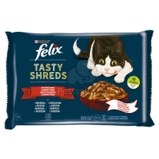  Felix Tasty Shreds házias válogatás szószban 12 x (4 x 80 g) macskaeledel