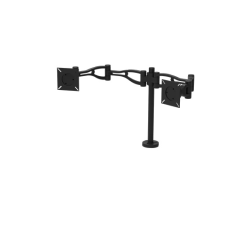 FELLOWES 8041701 Vista Monitortartó kar két monitorhoz 26" fekete tv állvány és fali konzol