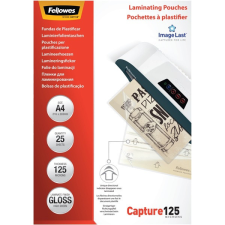 Fellowes A4 125mic 25db-os lamináló fólia lamináló fólia