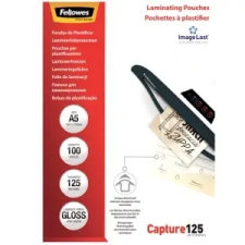 FELLOWES A5 125 mikron fényes meleglamináló fólia (100 db) lamináló fólia