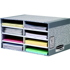 FELLOWES Bankers Box System Asztali iratrendező - Szürke (08750EU) bútor