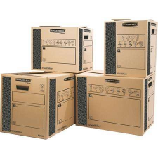 FELLOWES Költöztető doboz, 30x37x30 cm, FELLOWES,  SmoothMove™ Heavy Duty papírárú, csomagoló és tárolóeszköz