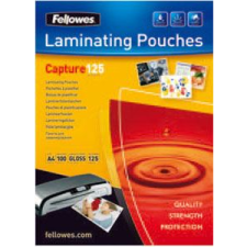 FELLOWES laminálógéphez fényes meleglamináló fólia 125 mikron, 83x113 mm (IFW53071) (IFW53071) lamináló fólia