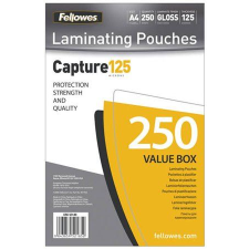 FELLOWES laminálógéphez fényes meleglamináló fólia 125 mikron, A4 (IFW53149) (IFW53149) lamináló fólia