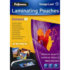 FELLOWES Meleglamináló fólia, 80 mikron, A3, fényes, 100 db, FELLOWES lamináló fólia