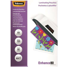 FELLOWES Meleglamináló fólia, 80 mikron, A4, matt, 100 db, FELLOWES (IFW54521) lamináló gép