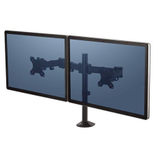 FELLOWES Monitortartó kar, két monitorhoz, FELLOWES, "Reflex Series™" tv állvány és fali konzol