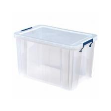 FELLOWES Műanyag tároló doboz, átlátszó, 26 liter, FELLOWES,  ProStore™ papírárú, csomagoló és tárolóeszköz