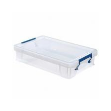 FELLOWES Műanyag tároló doboz, átlátszó, 5,5 liter, FELLOWES,  ProStore™ papírárú, csomagoló és tárolóeszköz