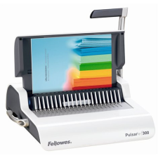 FELLOWES Spirálozógép, műanyag spirálkötéshez, manuális, 300 lap, FELLOWES "Pulsar+" spirálozó gép