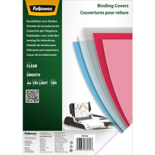FELLOWES víztiszta PET előlap spirálozáshoz, 180 mikron, A4 (5384601) spirálozó gép