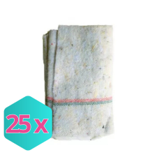  Felmosóruha fehér 3db/csg 58x52cm KARTON - 25 db takarító és háztartási eszköz