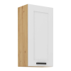  Felső szekrény, fehér/artisan tölgy, LULA 45 G-90 1F