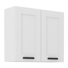  Felső szekrény, fehér/artisan tölgy, Lula 80 G-72 2 F bútor