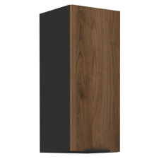  Felső szekrény, okapi dió/fekete, MENZO 30 G-72 1F bútor