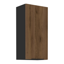  Felső szekrény, okapi dió/fekete, MENZO 45 G-90 1F bútor