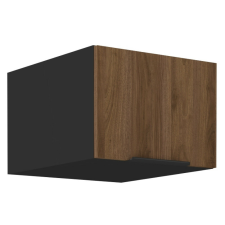  Felső szekrény, okapi dió/fekete, MENZO 50 NAGU-36 1F bútor