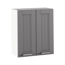 Felső szekrény, sötétszürke/fehér, JULIA TYP 6 bútor