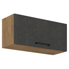  Felsőszekrény, tölgy lancelot/szürke matt, VEGA 80 GU-36 1F bútor