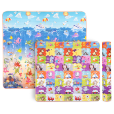 Feltekerhető gyerekszőnyeg inSPORTline Lhotino 200x180x1,5 cm Állatok - puzzle játszószőnyeg