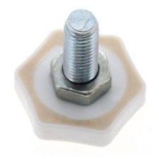  Felültöltős mosógépekhez csavaros állítható láb (1db) beépíthető gépek kiegészítői