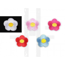  Felvasalható hímzett virág - 10 db rövidáru