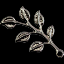  Fém ágacska, hosszúsága: 37 mm dekorációs kellék