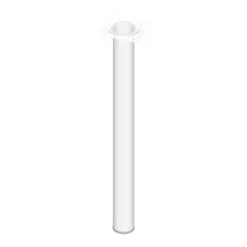  Fém asztalláb, henger alakú (30 mm) fehér - 40 cm bútor
