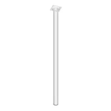  Fém asztalláb, henger alakú (30 mm) fehér - 75 cm bútor