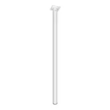  Fém asztalláb, henger alakú (30 mm) fehér - 80 cm bútor