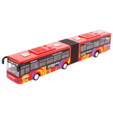  Fém busz fénnyel és hanggal - többféle (55345) autópálya és játékautó