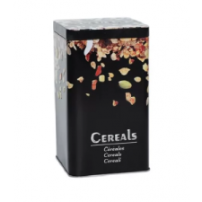  Fém doboz fedõvel Gabona minta 10*10*17 cm 409270 konyhai eszköz