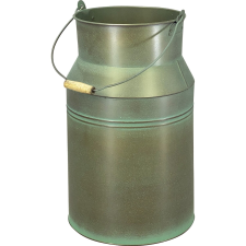  Fém kanna 28 cm átmérő x 46 cm bronz kerti dekoráció