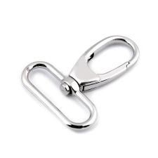  Fém karabiner, nagy - nikkel rövidáru