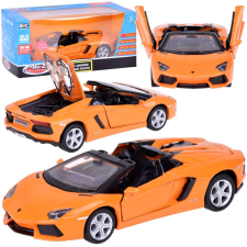 Fém modell autó Lamborghini Aventador Roadster 1:32 interaktív autópálya és játékautó