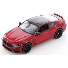  Fém modell Bmw M8 Competition Coupe, Kinsmart, méretarány 1:38, piros makett