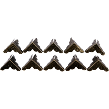  Fém sarokvédő, sarokdísz 25mm x 25mm arany színű 4 db / cs dekorációs kellék