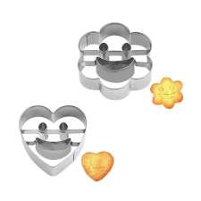  Fém sütemény kiszúró szett- 2db Smile sütés és főzés