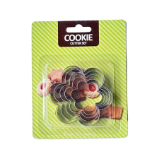  Fém sütemény kiszúró szett-5 db Virág kiszúró sütés és főzés