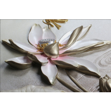  Fém tavirózsa tapéta, 350 x 200 cm tapéta, díszléc és más dekoráció