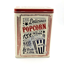 Fémdoboz - Popcorn papírárú, csomagoló és tárolóeszköz