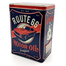 Fémdoboz - Route 66 Motor Oil papírárú, csomagoló és tárolóeszköz