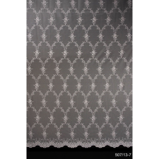 Fényáteresztő jacquard függöny fehér 250 cm magas méteráru lakástextília