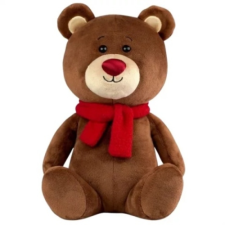 Fényes orrú plüss barna maci - 25 cm plüssfigura