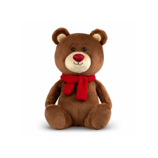  Fényes orrú plüss barna maci 25 cm bébiplüss
