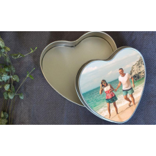  Fényképes Ékszerdoboz (Szív) egyedi ajándék
